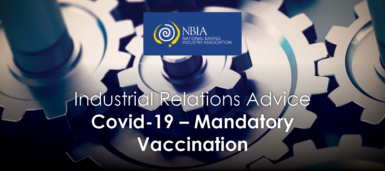 NBIA Industrial Relations Advice - Covid-19 Mandatory Vaccination