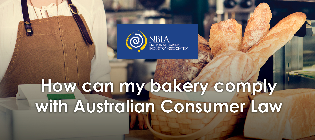 How to comply with consumer law for bakeries
