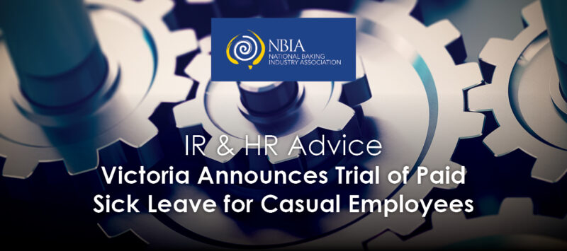 Victorian Government Announces Paid Sick Leave Trial