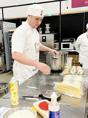 Connor Beisler in action