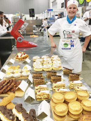 Ella Brenton - Day One Pastrycook display - 2022 Bake Skills Australia