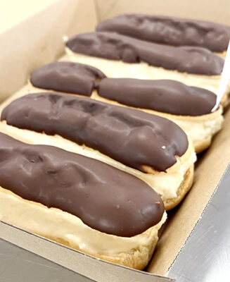 Chocolate Eclairs in the 2022 NT Baking Show