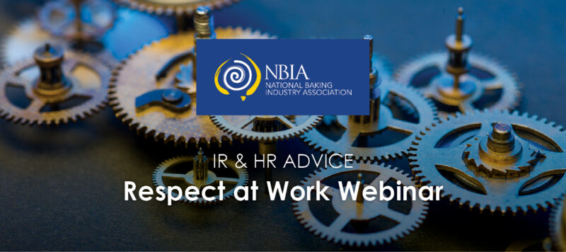 Respect at Work Webinar - NBIA IR&HR Advice